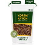 Gülçehre Yörem Afyon Yörelerine Özel Doğal Şifa Kaynağı Yumuşak Içim Kuşburnu & Nar Gülü Karışık Bitkisel Çay | 110GR. - 110 gr