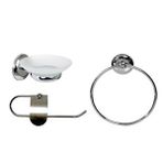Güleç Banyo New Banyo Set 1 (k Havluluk+y Havluluk+k Sabunluk) Kağıt Havluluk+yuvarlak Havluluk+katı Sabunluk Çok Renkli