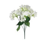 Güleç Yapay Çiçek 45 cm Beyaz Yapay Ortanca Çiçeği