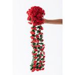 Güleç Yapay Çiçek Yapay Begonvil Çiçeği 75 Cm Kırmızı 22 Dal Çok Renkli