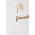 Güleç Yapay Çiçek Yapay Vazo Çiçeği Ortanca 75 Cm 5 Dal Krem