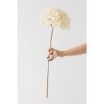 Güleç Yapay Çiçek Yapay Vazo Çiçeği Ortanca 75 Cm 5 Dal Krem