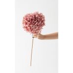 Güleç Yapay Çiçek Yapay Vazo Çiçeği Ortanca 75 cm 5 Dal Pembe