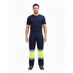 Gülep İş Oxford Pantolon Lacivert- Sarı 4XL