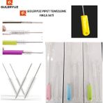 Güleryüz Paslanmaz Çelik ve Esnek Fırça Temizlik Seti, Okul Suluk Pipet -Matara -Cam Pipet-Plastik Pipet-Bebek Biberon Temizleme ve Diğer Ağızlı Kapaklı Eşya Temizleme Fırça Seti 1 Adet