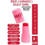 GulFlower Doğal Görünüm Dudak ve Yanak Renklendirici Allık Kırmızı (Red) 8 GR