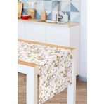 GULHANILE Çiçek Desen Saten Runner runner
