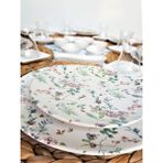 Gulhanile Flowers Mat Beyaz 33 Parça 6 Kişilik Kahvaltı Takımı