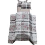 Güllüce Home %100 Pamuklu*çift Kişilik Nevresim Takımı - Açık Kahverengi - 200 x 240 cm