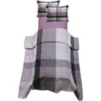 Güllüce Home %100 Pamuklu*çift Kişilik Nevresim Takımı - Mor - 200 x 240 cm