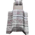 Güllüce Home %100 Pamuklu*tek Kişilik Nevresim Takımı - Kahverengi - 160 x 240 cm