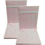 Güllüce Home 2'li Sünger Dolgulu Sandalye Minderi - 40 x 90 cm - Pembe