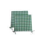 GÜLLÜCE HOME 2'lü Sünger Dolgulu-fermuarlı-yıkanabilir-sandalye Minderi 40 X 40