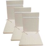 Güllüce Home 3'lü Arkalıklı Sünger Dolgulu Sandalye Minderi - 40 x 90 cm - Bej