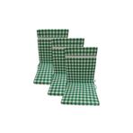 GÜLLÜCE HOME 3'lü Sünger Dolgulu-fermuarlı-arkalıklı-yıkanabilir-sandalye Minderi 40 X 87