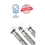 GÜLOĞLU STROPİYER 3/8-m10 100 Cm Batarya Flex Hortum (PASLANMAZ ÇELİK, CONTALI)