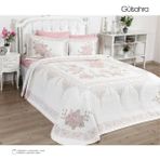 Gülsahra Çift Kişilik Jakarlı Dokuma Yatak Örtüsü - 260 x 260 cm - Renkli