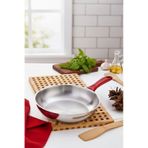 Gülsan Maksi 30 Cm Çelik Tava Gümüş