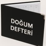 Gülşen Kırtasiye Doğum Kayıt Defteri 001 - 200 Numaralı A3 Boyut