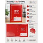 Gültaş Personel Özlük Dosyası | Personel Evrak Klasörü, Resmi Belge Dosyası, Arşiv ve Doküman Saklama Dosyası (10 Adet)