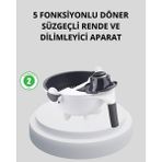 Gültekin 5 Fonksiyonlu Döner Rende Süzgeçli Çok Amaçlı Sebze Doğrayıcı Kaymaz Tabanlı