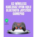 Gültekin Android Uyumlu Gamepad X3 Game Stick Oyun Kolu Bluetooth Bağlantılı
