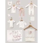Gültekin Bebe Cayzen Kardeş Ayıcık 10 Parça Hastane ÇIKIŞI-3030868 - Gül Kurusu - 0 - 3 Ay