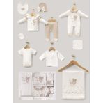 Gültekin Bebe Cayzen Kardeş Ayıcık 10 Parça Hastane ÇIKIŞI-3030868 - Kahverengi - 0 - 3 Ay