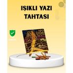 Gültekin LED Işıklı Akrilik Yazı Tahtası Renkli Kalem Setiyle