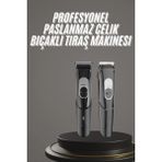 Gültekin Pro Şarjlı Saç Sakal Tıraş Makinesi Ense Kesme Makinesi Lazer Öncesi Kısaltma