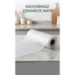 Gültekin Şeffaf Kaydırmaz Dolap Içi Raf Örtüsü 45X300 cm Koruyucu Pvc
