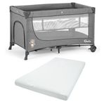 Gulz Lindo 70x120 cm Gray Pamuk Yataklı Oyun Parkı Bebek Beşik
