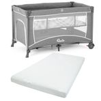 Gulz Raftel 70x120 cm Light Grey Yataklı Oyun Parkı Bebek Beşik