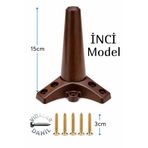 GÜLZE (15 cm) İNCİ Model Mobilya Ayağı (Mobilya Ayağı, Dolap, Koltuk, Tv Ünitesi Ayağı)