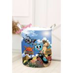 Gumball Desenli Çocuk Oyuncak Sepeti - Renkli