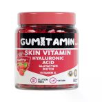 Gumitamin Cilt Vitamini Vegan Gummy 60 Tablet (Hyalüronik Asit, Glutatyon, Biotin, Vitamin E ve Doğa