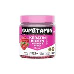 Gumitamin Keratin, Biotin 5000 Saç Ve Cilt Vitamini, Çinko, Vitamin E & B12 & B6 & B5, Folik Asit