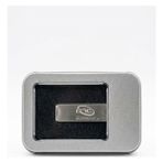 Gümrük Bey 8 GB USB Flash Bellek , Anahtarlık Delikli , Muhafaza Kutulu - Gri