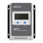 Gümrük Bey Akü Uyumlu Mppt Güneş Paneli Şarj Kontrol Cihazı 30A 12/24V - Gri
