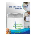 GÜMRÜK BEY EZ-1002 Otomatik Kedi Köpek Su Pınarı -Ultra Sessiz- 3 Litre