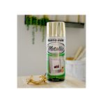 GÜMRÜK BEY Rust-Oleum 1910830 Metalik Gold Sprey Boya 325 ml Parlak Altın Yansıtıcı Metalik Boya El İşine Özel