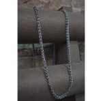 Gümüş 3,8 mm 65 cm arnavut boyun zinciri kolye
