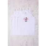 GÜMÜŞ 3'lü Kız Çocuk Hello Kitty Desenli Atlet MY0017