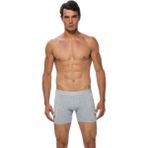 Gümüş 4018 Likralı 3 Adet Gri Erkek Boxer