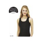 Gümüş 4066 Geniş Askılı Bayan Atlet Siyah - XL