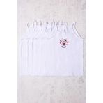Gümüş 6'lı Kız Çocuk Hello Kitty Desenli Atlet