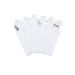 Gümüş 6'lı Paket Kız Çocuk Ribana Geniş Askılı Beyaz Atlet - 3063 (Beyaz, 11-12 Yaş)