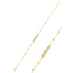 Gümüş Altın Yaldızlı, Rodaj Ve Rose Renkli Dorissa Dorica Bileklik Sgtl11503gold