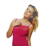 Gümüş Bayan Önü Geniş Dantelli Ip Askılı Atlet 4064