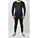 Gümüş Erkek Siyah Termal Alt Üst Takım - 2XL